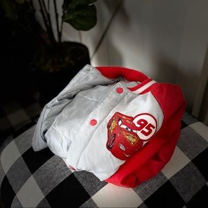 Disney Cars Lightning Mcqueen Varsity Jacket
